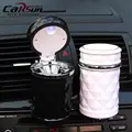 Mini Car Trash Bin Auto Portable Vehicle Black Rubbish Can Trash Dustbin Garbage Car Storage Box For Car Ashtray Car Accessories