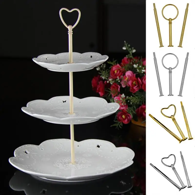 Multi-style 3 Tier Cake Plate Stand Handle Fitting Hardware Rod Plate Stand Zine Alloy Dessert Bread Fruit Candy Stands #733
Multi-style 3 Tier Cake Plate Stand Handle Fitting Hardware Rod Plate Stand Zine Alloy Dessert Bread Fruit Candy Stands #733