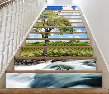 Free shipping 3D Riverside Tree And Farmland Photo Mural Vinyl Decal Poster Waterproof for Living Room Home Decor 13Pcs/set
Free shipping 3D Riverside Tree And Farmland Photo Mural Vinyl Decal Poster Waterproof for Living Room Home Decor 13Pcs/set