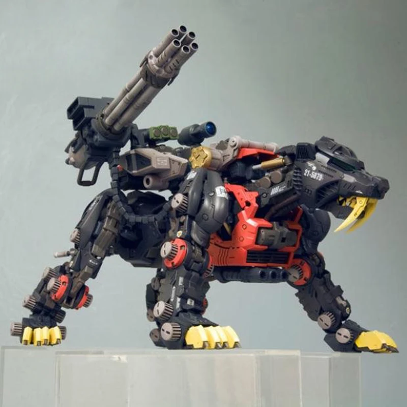 BT JS009 1/72 ZOIDS SABER TIGER SCHWALZ Ver собранная модель GUNDAM аниме День рождения Рождество