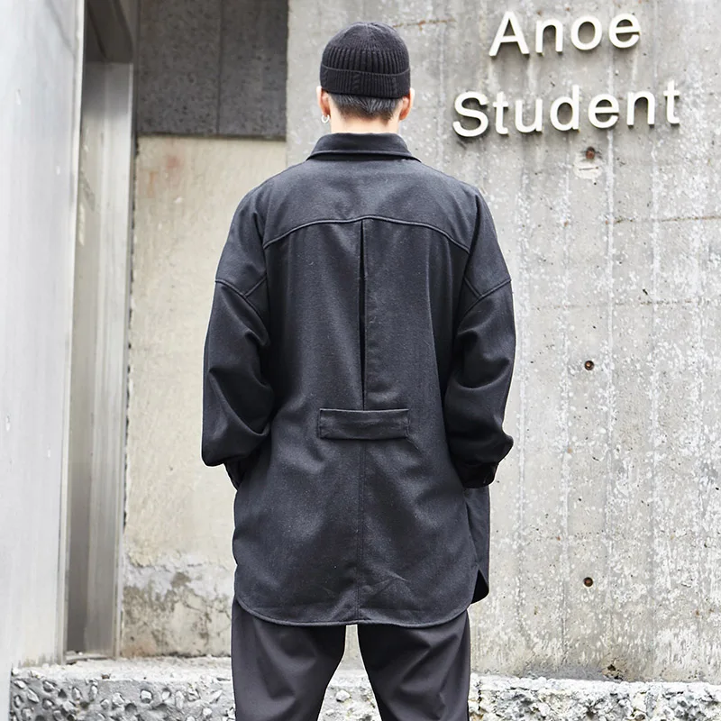 Bumpybeast 2018 autumn winter new Yamamoto style dark black Japanese double-faced Personality trends long-sleeved shirt Y009
Bumpybeast 2018 autumn winter new Yamamoto style dark black Japanese double-faced Personality trends long-sleeved shirt Y009