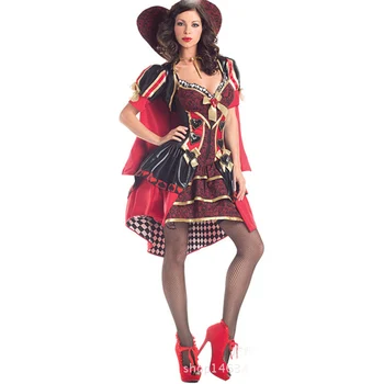 Alice In Wonderland Red Queen of Hearts Costume Adult Cosplay Costumes Carnival Halloween Fancy Dress Outfit Deguisement Adultes
Alice In Wonderland Red Queen of Hearts Costume Adult Cosplay Costumes Carnival Halloween Fancy Dress Outfit Deguisement Adultes