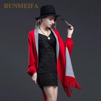 Fashion Women Sweater Cardigans Autumn Winter Solid Color Knitted fur trim womens capes and ponchoes femme
Fashion Women Sweater Cardigans Autumn Winter Solid Color Knitted fur trim womens capes and ponchoes femme