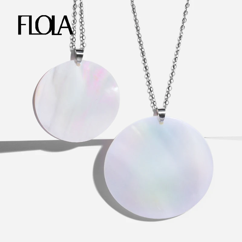 FLOLA Bohemia Sea Shell Necklace Silver Girls Long Chain Boho Necklace Shell Pendant Beach Jewelry White Charm Necklace nkep14
FLOLA Bohemia Sea Shell Necklace Silver Girls Long Chain Boho Necklace Shell Pendant Beach Jewelry White Charm Necklace nkep14
