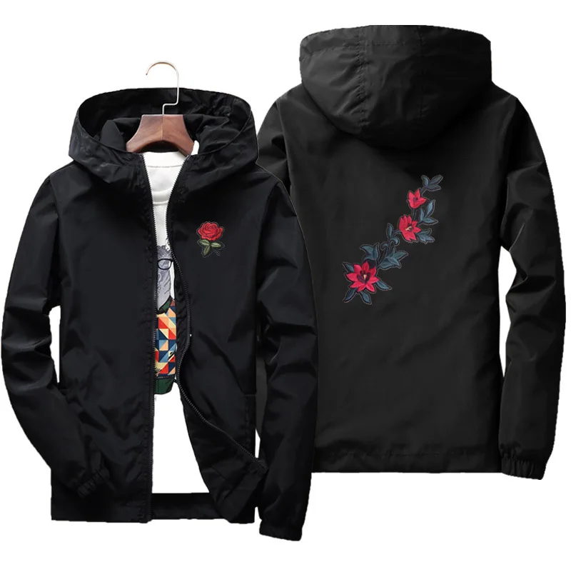 NIANJEEP 2018 Spring Autumn Women Thin Rose Embroidery Windbreaker Jacket Men Zipper Sunscreen Trench Coatr men jacket 4xl
NIANJEEP 2018 Spring Autumn Women Thin Rose Embroidery Windbreaker Jacket Men Zipper Sunscreen Trench Coatr men jacket 4xl