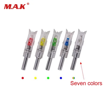 New 3-6 pcs Lighted Nocks Led Lighted Arrow Nock Suit Inner Diameter 7.62mm Crossbow Arrow for Archery Hunting Shooting
New 3-6 pcs Lighted Nocks Led Lighted Arrow Nock Suit Inner Diameter 7.62mm Crossbow Arrow for Archery Hunting Shooting