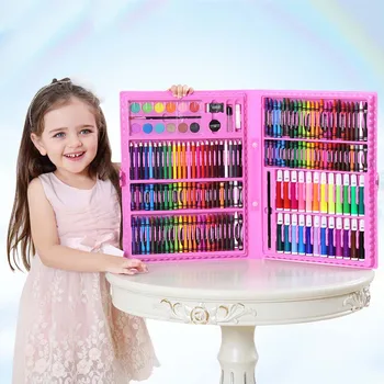 168 Piecs Painting Set Top Level Oil Pastel Chalks Kids Crayons Art Pen Pastel Cheap Drawing Painting for Children Free Shipping
168 Piecs Painting Set Top Level Oil Pastel Chalks Kids Crayons Art Pen Pastel Cheap Drawing Painting for Children Free Shipping