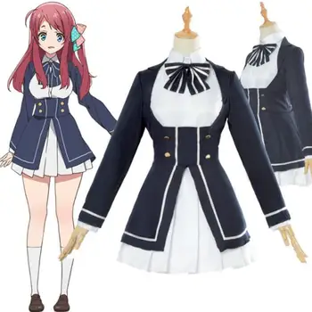 Horrible Anime ZOMBIE LAND SAGA Zonbii San-go Ai Mizuno Fancy Stage Girls Cosplay Costume Vest Bow Outfit Blue Plaid Dress Skirt
Horrible Anime ZOMBIE LAND SAGA Zonbii San-go Ai Mizuno Fancy Stage Girls Cosplay Costume Vest Bow Outfit Blue Plaid Dress Skirt