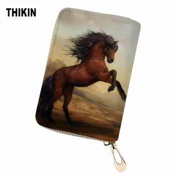 THIKIN 3D Horse Pattern Printing Portable Passport ID Card Holder Personalized Business Cards Durable Pouch Bag Slim Wallet
THIKIN 3D Horse Pattern Printing Portable Passport ID Card Holder Personalized Business Cards Durable Pouch Bag Slim Wallet