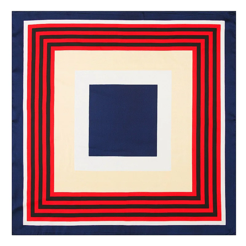 60cm*60cm 2019 New Luxury Brand Geometric Frame Plaid Striped Women Twill Silk Scarf Small Square Scarves Hijab Headband
60cm*60cm 2019 New Luxury Brand Geometric Frame Plaid Striped Women Twill Silk Scarf Small Square Scarves Hijab Headband