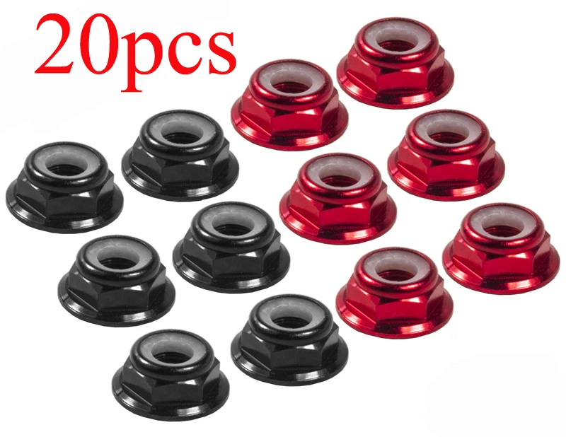 20PCS Aluminum Alloy M5 Flange Self-locking Nut CW CCW Nuts Screw Nut Sleeve for Motors RC FPV Drone Spare Parts
20PCS Aluminum Alloy M5 Flange Self-locking Nut CW CCW Nuts Screw Nut Sleeve for Motors RC FPV Drone Spare Parts