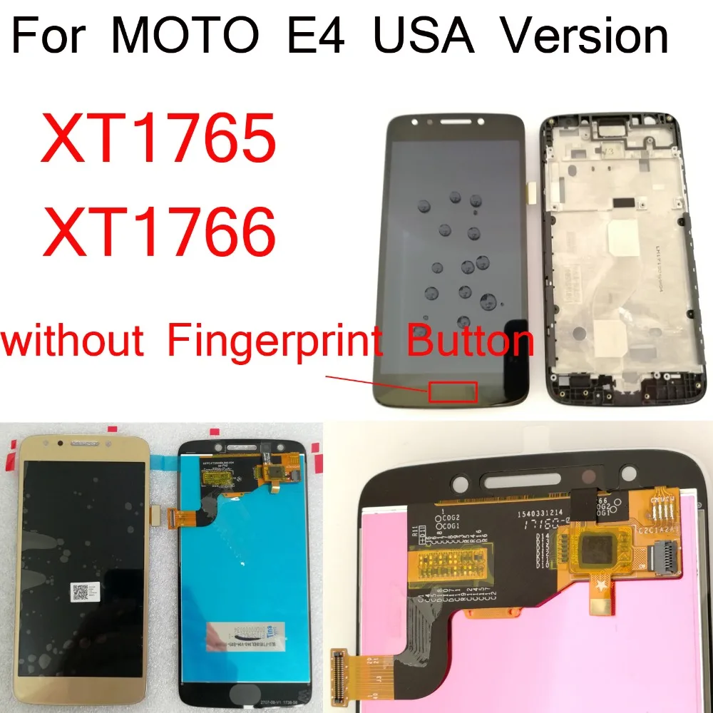 Shyueda IPS AAA+ 5" For Motorola Moto E4 (USA NO Fingerprint Button Version) XT1765 XT1766 LCD Display Touch Screen Digitizer
Shyueda IPS AAA+ 5" For Motorola Moto E4 (USA NO Fingerprint Button Version) XT1765 XT1766 LCD Display Touch Screen Digitizer