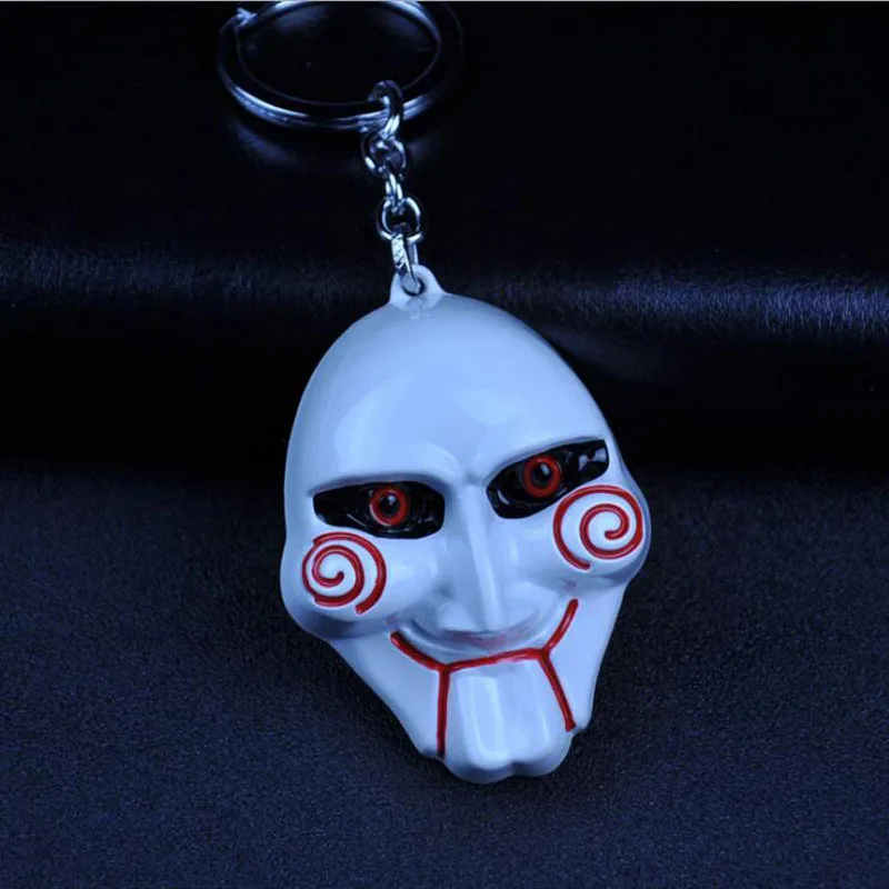 10pcs/lot Fashion Jewelry Hot Movie SAW Keychain Mask Metal Alloy Key Chain 3 Colors Movie Key Chain Ring Souvenirs for Men
10pcs/lot Fashion Jewelry Hot Movie SAW Keychain Mask Metal Alloy Key Chain 3 Colors Movie Key Chain Ring Souvenirs for Men