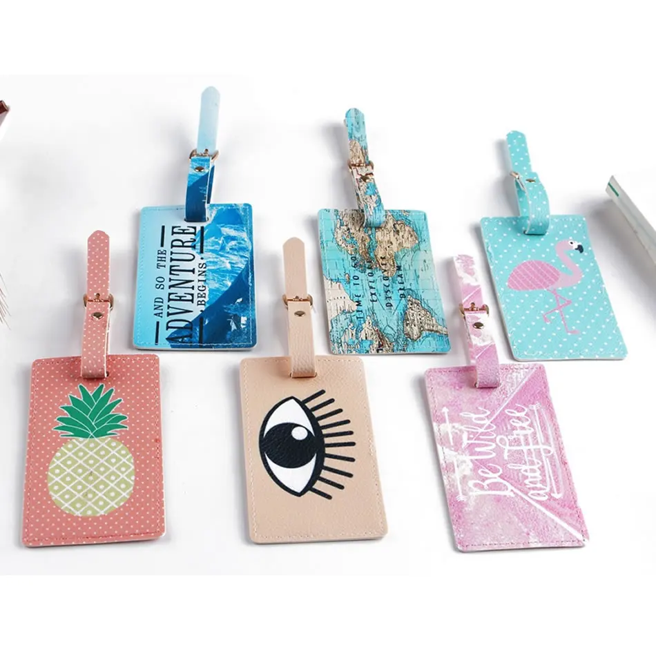 Travel Accessories Luggage Tag Cartoon Animal Flamingo PU Leather Suitcase ID Address Holder Baggage Boarding Tag Portable Label
Travel Accessories Luggage Tag Cartoon Animal Flamingo PU Leather Suitcase ID Address Holder Baggage Boarding Tag Portable Label