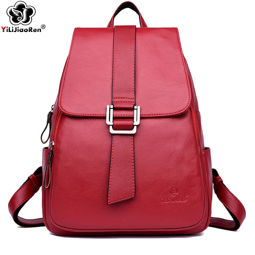 Famous Brand Leather Backpack Women Shoulder Bags For Women Fashion Backpacks Female Large Capacity School Bags For Teenage Girl
Famous Brand Leather Backpack Women Shoulder Bags For Women Fashion Backpacks Female Large Capacity School Bags For Teenage Girl