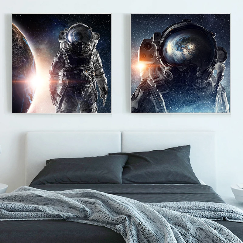 Modern Space Planet Canvas Painting posters and prints Astronaut canvas wall art Pictures For Living Room Bedroom Unique Decor
Modern Space Planet Canvas Painting posters and prints Astronaut canvas wall art Pictures For Living Room Bedroom Unique Decor