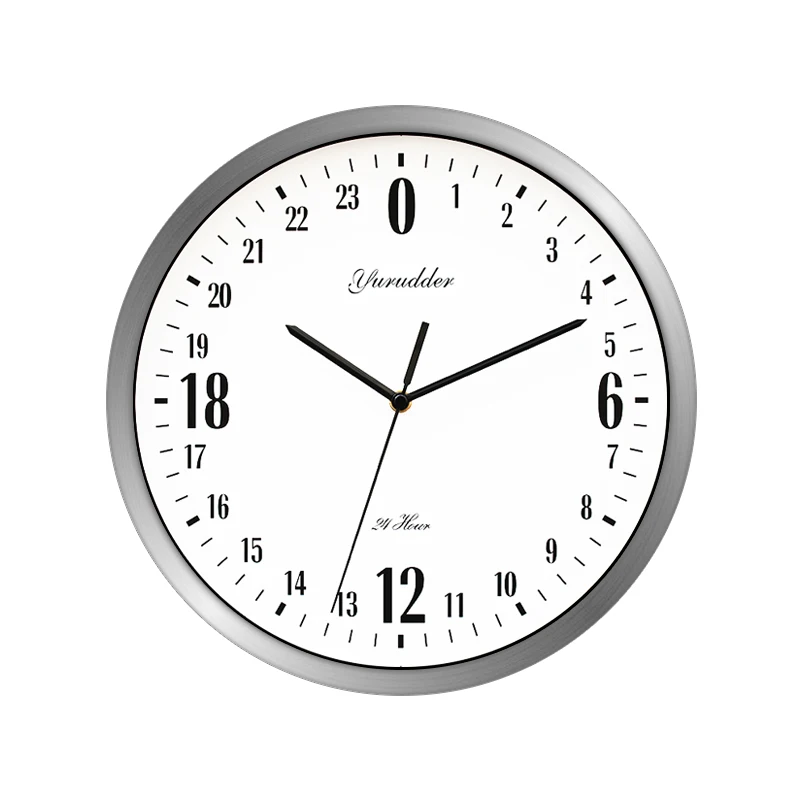 2018 Newest 24 Hour Dial Design 12 Inches Metal Frame Modern Fashion Decorative Round Wall Clock
2018 Newest 24 Hour Dial Design 12 Inches Metal Frame Modern Fashion Decorative Round Wall Clock