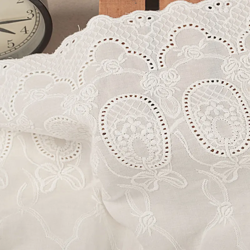 Delicate Off White Lace Fabric Skirt Cotton Cloth Embroidery Fabric Width 28cm DIY Fabric Clothing Accessories
Delicate Off White Lace Fabric Skirt Cotton Cloth Embroidery Fabric Width 28cm DIY Fabric Clothing Accessories