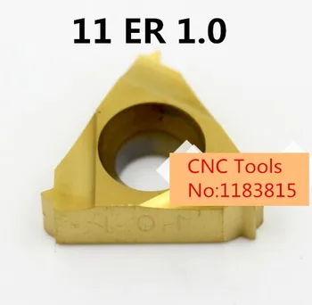 10pcs 11ER 1.0ISO carbide inserts, CVD coating, general type for for cutting steel
10pcs 11ER 1.0ISO carbide inserts, CVD coating, general type for for cutting steel