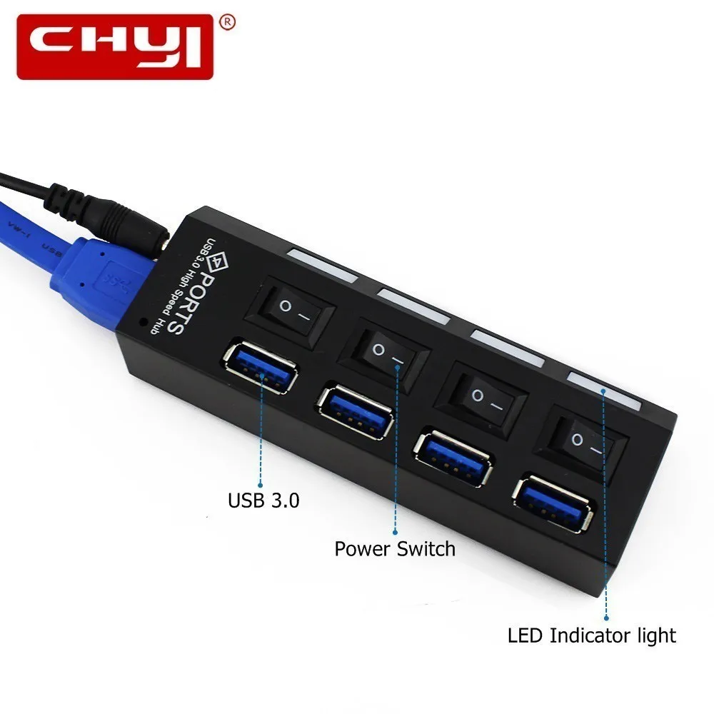 4 Port Usb 3.0 Hub Computer Splitter With Multi External AU/EU/US/UK Power Adapter Usb3.0 Hab Combo PC Accessories For Macbook
4 Port Usb 3.0 Hub Computer Splitter With Multi External AU/EU/US/UK Power Adapter Usb3.0 Hab Combo PC Accessories For Macbook