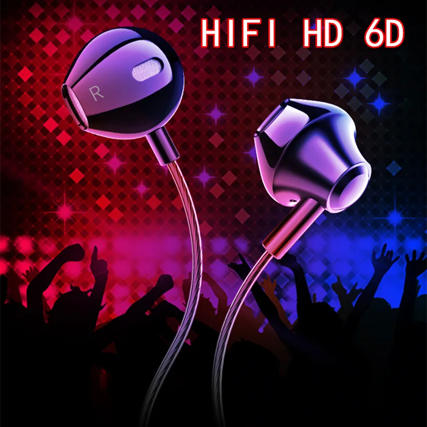 Hifi Earphone For iPhone Wired In-ear Pro Hd For Xiaomi Redmi Surround Gaming With Microphone For Computer PC Sports Earphones
Hifi Earphone For iPhone Wired In-ear Pro Hd For Xiaomi Redmi Surround Gaming With Microphone For Computer PC Sports Earphones