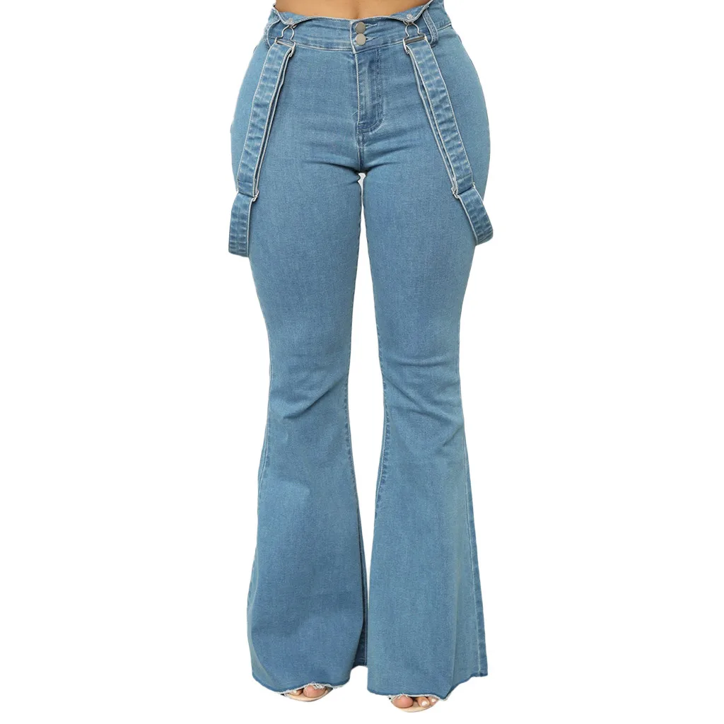 Womail korean style womens flare pants bell bottom High Waist Hole Jeans Button Tassel Pants Trousers Bell-bottom Pants 2019
Womail korean style womens flare pants bell bottom High Waist Hole Jeans Button Tassel Pants Trousers Bell-bottom Pants 2019
