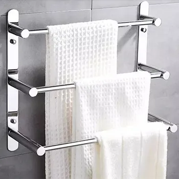 60cm Length 304 Stainless Steel Towel Ladder Modern Towel Rack / Towel Bars Bathroom Towel Rack 3 Layers Wall Mount Victor 22
60cm Length 304 Stainless Steel Towel Ladder Modern Towel Rack / Towel Bars Bathroom Towel Rack 3 Layers Wall Mount Victor 22
