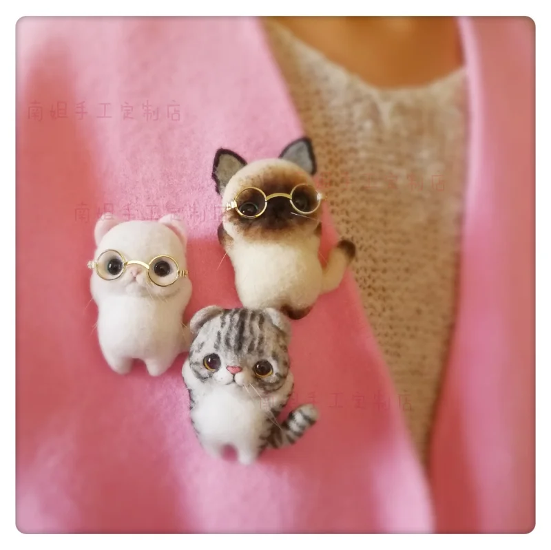 Cat Brooch Pokedals Le Materials Kits DIY Wool Felt Nonwovens Creative Adult Couple Handmade Dolls
Cat Brooch Pokedals Le Materials Kits DIY Wool Felt Nonwovens Creative Adult Couple Handmade Dolls