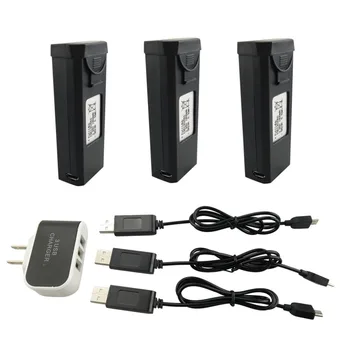 3PCS 3.85V 1800mah Lithium Battery with 3-in-1 US Charger for VISUO XS809S Folding Quadcopter
3PCS 3.85V 1800mah Lithium Battery with 3-in-1 US Charger for VISUO XS809S Folding Quadcopter