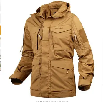 Autumn and winter tactical jacket male outdoor windbreaker in the long section of military enthusiasts in the long section
Autumn and winter tactical jacket male outdoor windbreaker in the long section of military enthusiasts in the long section