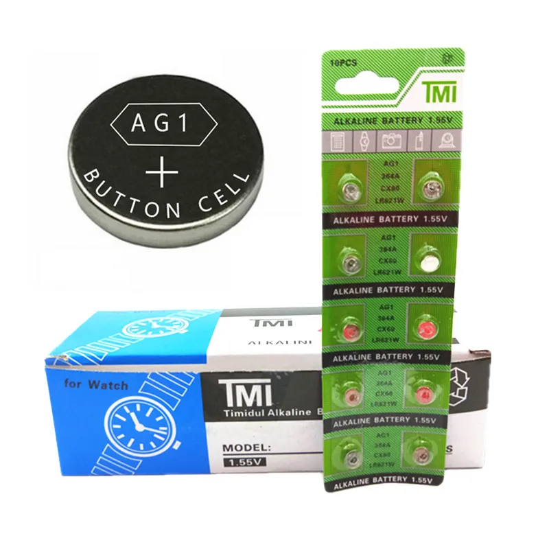 10Pcs/Lot Durable Watch Battery Cell AG1 364 LR621 164 531 SR60 SR621SW 1.55V Watch Battery Button Coin Cell 100% Original
10Pcs/Lot Durable Watch Battery Cell AG1 364 LR621 164 531 SR60 SR621SW 1.55V Watch Battery Button Coin Cell 100% Original