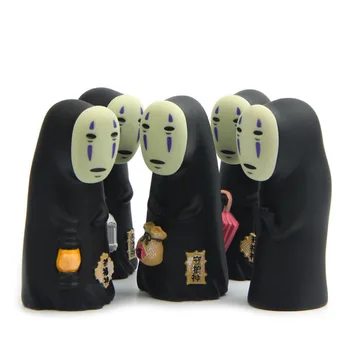 5pcs/set Anime Spirited Away No Face Man Action Toy Figures Set Studio Ghibli Hayao Miyazaki Cartoon Mamori Kami Kaonashi Dolls
5pcs/set Anime Spirited Away No Face Man Action Toy Figures Set Studio Ghibli Hayao Miyazaki Cartoon Mamori Kami Kaonashi Dolls