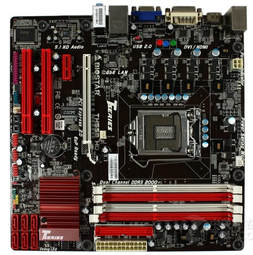 For BIOSTAR TH55B HD Original Used Desktop Motherboard H55 LGA 1156 DDR3 16G SATA2 USB2.0 Micro ATX (P7H55 LX LE P7H55-M USB3)
For BIOSTAR TH55B HD Original Used Desktop Motherboard H55 LGA 1156 DDR3 16G SATA2 USB2.0 Micro ATX (P7H55 LX LE P7H55-M USB3)