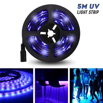 5M Flexible UV Purple 300LED Strip Light 3528SMD Indoor LED String with DC Connector DC12V Not Waterproof
5M Flexible UV Purple 300LED Strip Light 3528SMD Indoor LED String with DC Connector DC12V Not Waterproof
