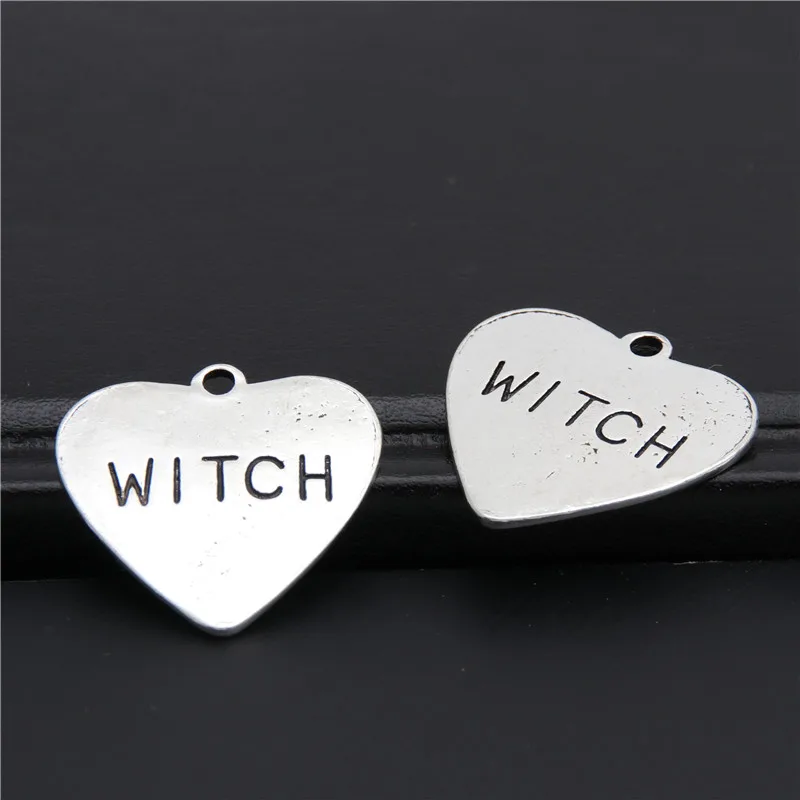10pcs Antique Silver Metal Witch Heart Letter Charms For DIY Handmade Trendy Jewelry Accessories Making A2423
10pcs Antique Silver Metal Witch Heart Letter Charms For DIY Handmade Trendy Jewelry Accessories Making A2423