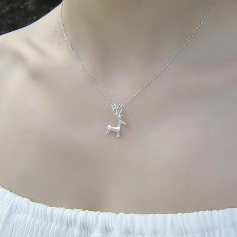 Yiustar Deer Necklace Cute Elk Chain Pendant Necklace For Women Animal Christmas Necklace Party Gift
Yiustar Deer Necklace Cute Elk Chain Pendant Necklace For Women Animal Christmas Necklace Party Gift