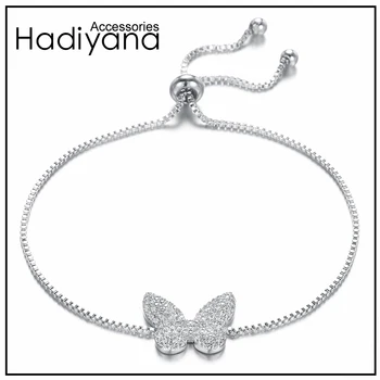 Bracelet HADIYANA Fashion Butterfly Shape Design For Women Simple Charm Luxury Gift Party Womens Jewellery SL368 Brazalete Mujer
Bracelet HADIYANA Fashion Butterfly Shape Design For Women Simple Charm Luxury Gift Party Womens Jewellery SL368 Brazalete Mujer