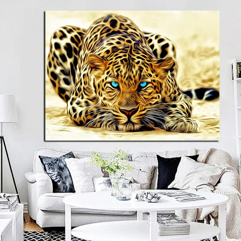 Digital HD Print Leopard Watching for Prey Animal Abstract Oil Painting on Canvas Wall Art Picture for Living Room Sofa Cuadros
Digital HD Print Leopard Watching for Prey Animal Abstract Oil Painting on Canvas Wall Art Picture for Living Room Sofa Cuadros