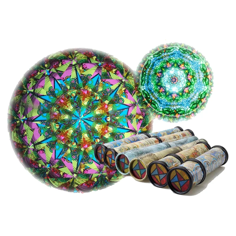 NEW Large Scalable Rotating Kaleidoscopes Extended Rotation Adjustable Fancy Colored World Baby Toy Children Autism Kid | Игрушки и