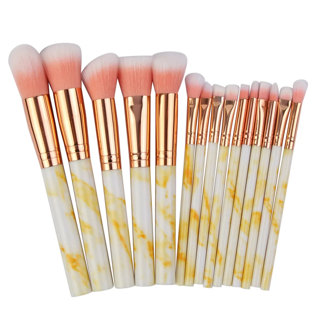 MAANGE 15Pcs Marble color Makeup Brush Foundation Multifunctional Makeup Brush Concealer Eyeshadow Brush Set Tool Maquiagem 2019
MAANGE 15Pcs Marble color Makeup Brush Foundation Multifunctional Makeup Brush Concealer Eyeshadow Brush Set Tool Maquiagem 2019