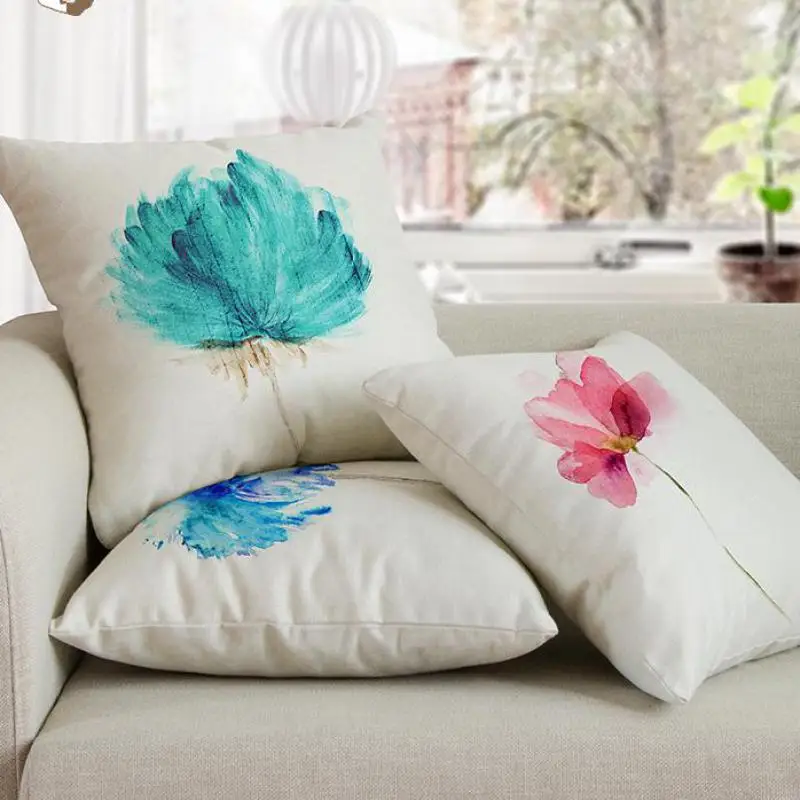 Modern Minimalist Flower Cushion Scandinavian Home Decoration Abstract Art Watercolor Print Plush Pillow Coussin For Chair Sofa
Modern Minimalist Flower Cushion Scandinavian Home Decoration Abstract Art Watercolor Print Plush Pillow Coussin For Chair Sofa