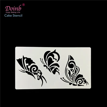3Kind Butterfly Plastic Spray Flower Cake Stencil Mold Wall Painting Pad Cupcake Fondant Decoration Baking Tool Moulds FQ4084
3Kind Butterfly Plastic Spray Flower Cake Stencil Mold Wall Painting Pad Cupcake Fondant Decoration Baking Tool Moulds FQ4084