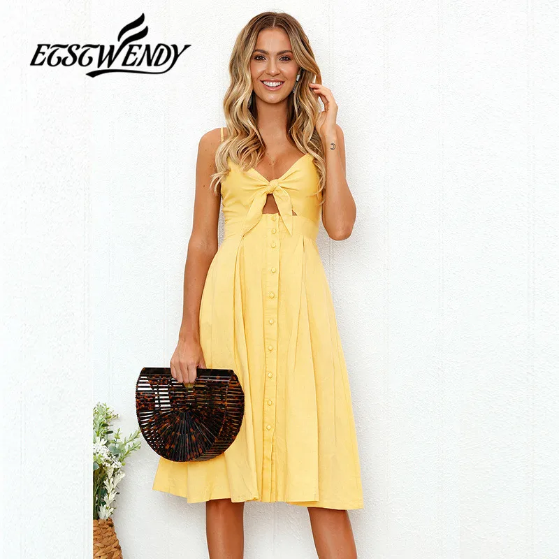 Summer 2019 New V-Neck Sleeveless Sexy Women Dress Bow White Dress High Waist Women Clothing Elegant Fashionable Dresses Vestido
Summer 2019 New V-Neck Sleeveless Sexy Women Dress Bow White Dress High Waist Women Clothing Elegant Fashionable Dresses Vestido