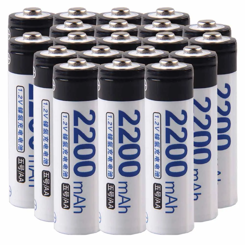 Lowest price 20 piece AA battery 1.2v batteries rechargeable 2200mAh nimh battery for power tools akkumulator
Lowest price 20 piece AA battery 1.2v batteries rechargeable 2200mAh nimh battery for power tools akkumulator