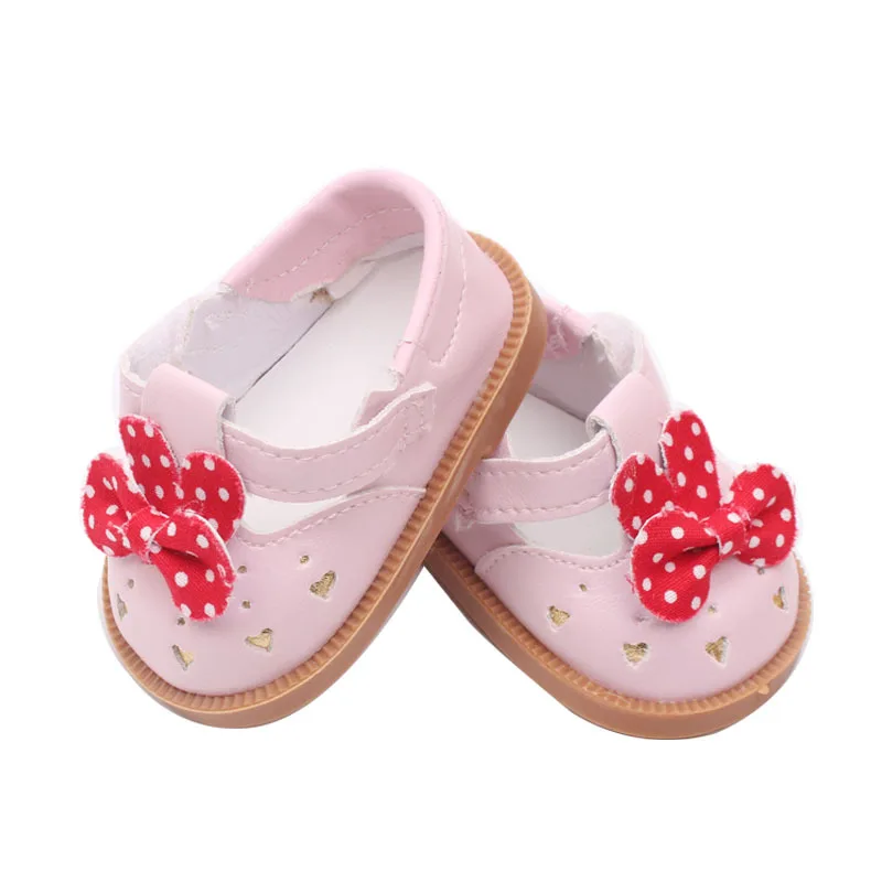 1 Pair Doll Shoes For 43cm Baby Doll And 18 Inch Girl Doll Mini Cartoon Shoes For 13 BJD SD Doll Shoes (13)