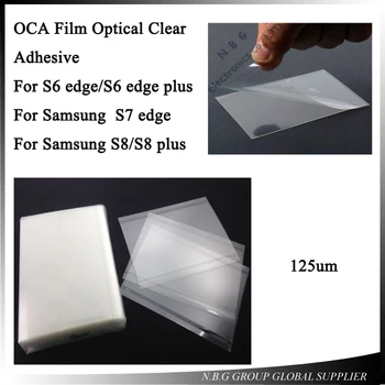 500pcs/lot 125um OCA Optical Clear Adhesive for Samsung Galaxy S6 edge/S6 edge plus/S7 edge/S8/S8 plus Glue Touch Glass Lens
500pcs/lot 125um OCA Optical Clear Adhesive for Samsung Galaxy S6 edge/S6 edge plus/S7 edge/S8/S8 plus Glue Touch Glass Lens