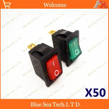 50 PCS 3 Pin LUMINATED Rocker Switch Red/Green button switch 10A/125VAC,6A /250VAC,21*15mm
50 PCS 3 Pin LUMINATED Rocker Switch Red/Green button switch 10A/125VAC,6A /250VAC,21*15mm