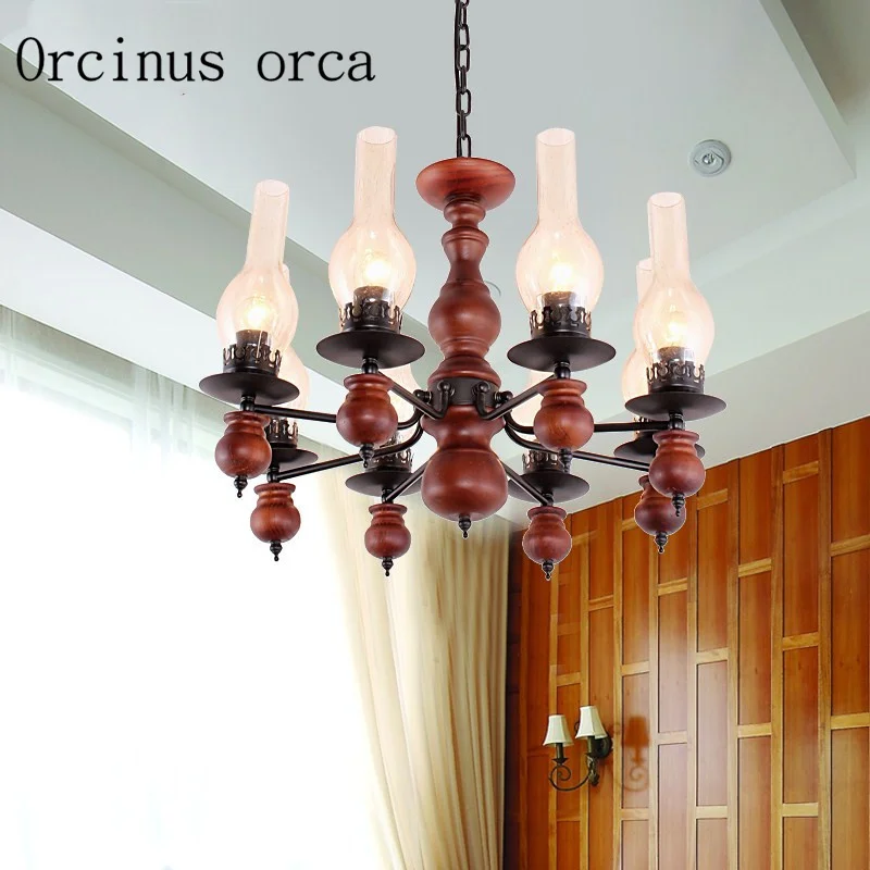 European Mediterranean retro solid wood iron chandelier living room restaurant bar bedroom American style country chandeliers
European Mediterranean retro solid wood iron chandelier living room restaurant bar bedroom American style country chandeliers