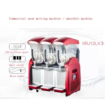 Commercial red color 3 Tank snow slush machine 36L snow melting machine high capacity smoothie machine
Commercial red color 3 Tank snow slush machine 36L snow melting machine high capacity smoothie machine
