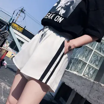 Summer Women Casual Wide Leg Shorts Femme Harajuku Patchwork Side Striped Body Fitness Workout Casual Loose Elastic Waist Shorts
Summer Women Casual Wide Leg Shorts Femme Harajuku Patchwork Side Striped Body Fitness Workout Casual Loose Elastic Waist Shorts